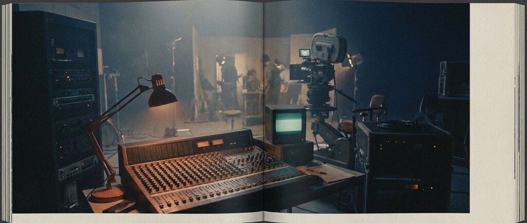 Inside the studio